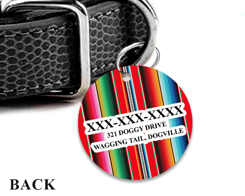 Pet ID Tag | Festive Serape